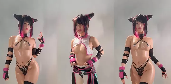 推特爆火女神【钛合金TiT】cos尤里大尺度写真，火辣身材凸显出狂野诱惑，举手投足间让人夜不能寐